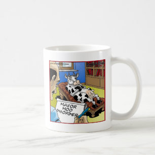 Mug Vache en thérapie 4 Cadeaux de T-shirts et Cartes 