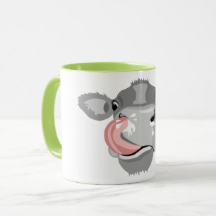 Mug Vache lécher le nez