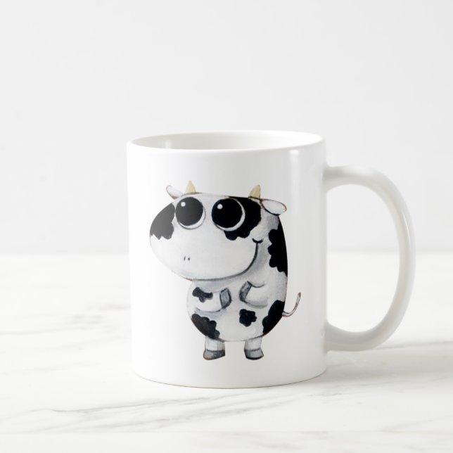 Mug Vache mignonne à bébé (Droite)