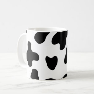 Mug Vache moderne belle noire et blanche