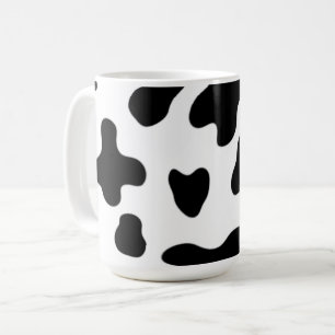 Mug Vache moderne belle noire et blanche