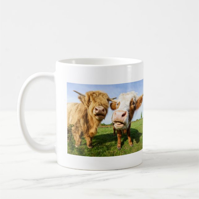 Mug Vaches amusantes des Highlands (Gauche)
