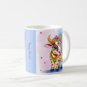 Mug Vaches colorées du Diwali dans des déguisements fe
