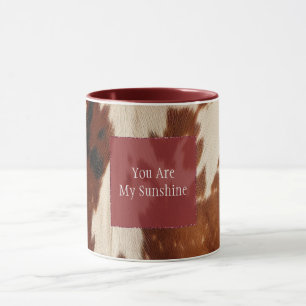 Mug Vachette noire Brown blanche occidentale