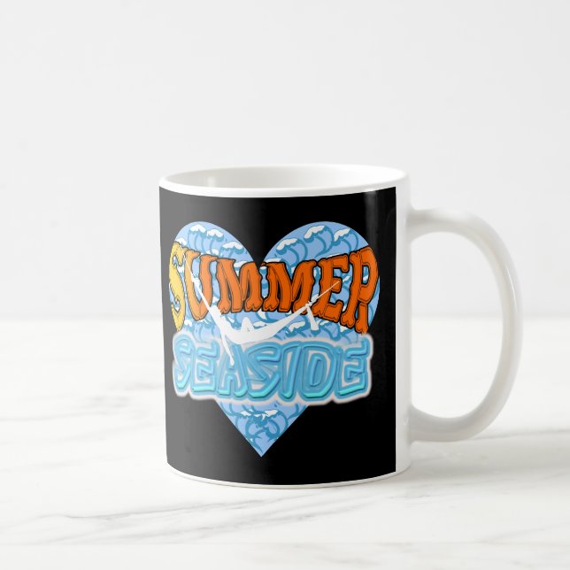 Mug Vague d'aventure d'été (Droite)
