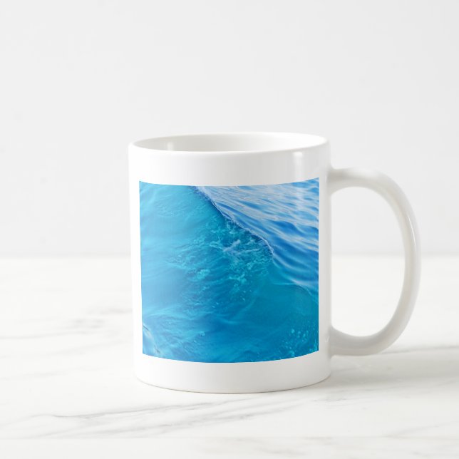 Mug vague d'eau bleue cool (Droite)
