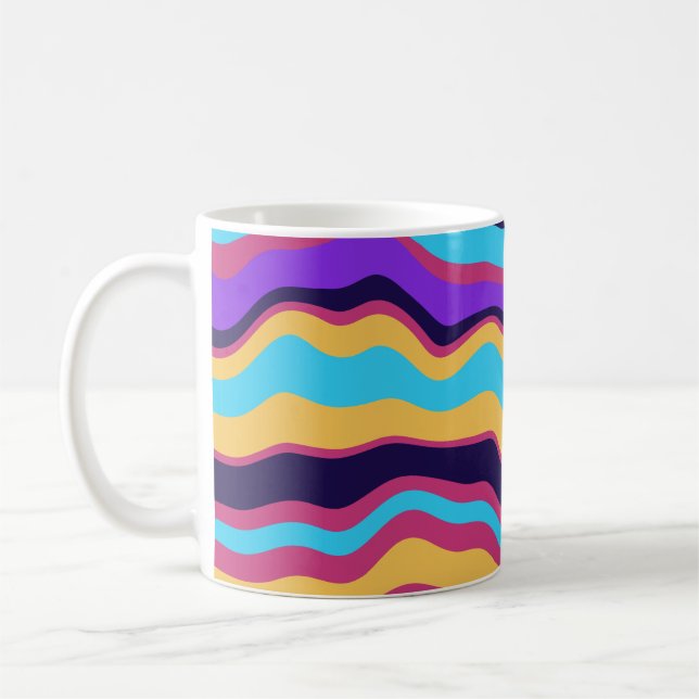 Mug Vagues Abstraites (Gauche)