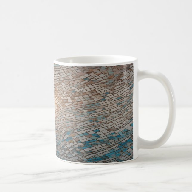 Mug Vagues Abstraites de lumière et de couleur (Droite)