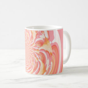 Mug Vagues abstraites de pêche et de corail