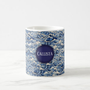 Mug Vagues Bleues