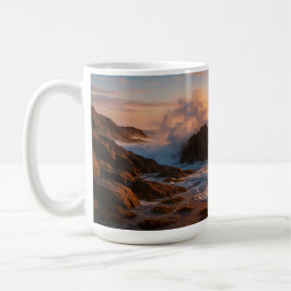 Mug Vagues brisées au coucher du soleil