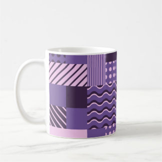 Mug Vagues Points Gris : Moderne Sans Fil.