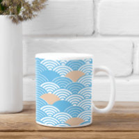 Vagues Seigaiha et Soleil Levant Japonais Modernes