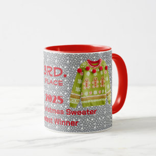 Mug Vainqueur 3ème place du concours de Pull de Noël T