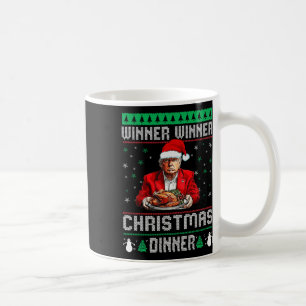 Mug Vainqueur du dîner de Noël Père Noël Trump Ugly Sw
