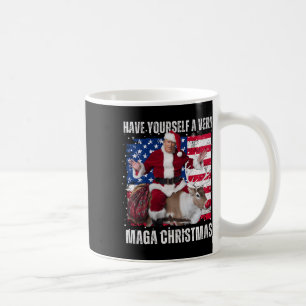 Mug Vainqueur du dîner de Noël Père Noël Trump Ugly Sw