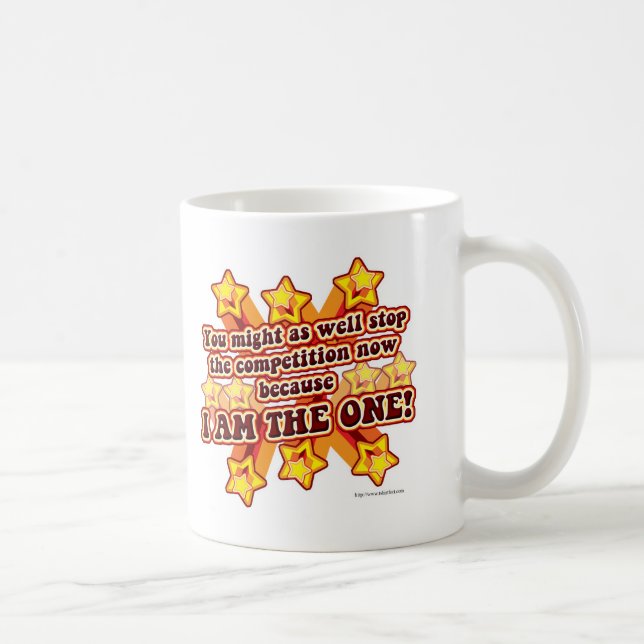 Mug Vainqueur total Moto amusant expression cheeky (Droite)