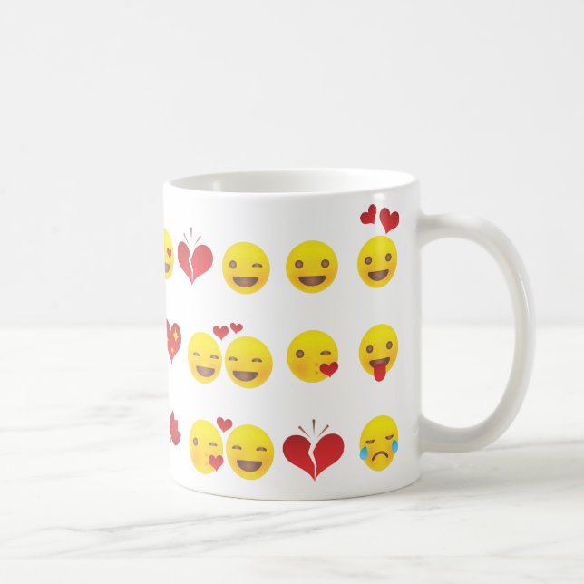 Mug Valentine Emojis (Droite)