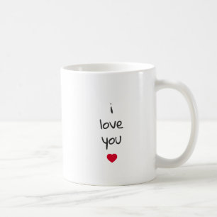 Mug Valentine, je t'aime, coeur