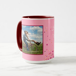 Mug Valentine Maroon Personnaliser le cadeau MODÈLE PH
