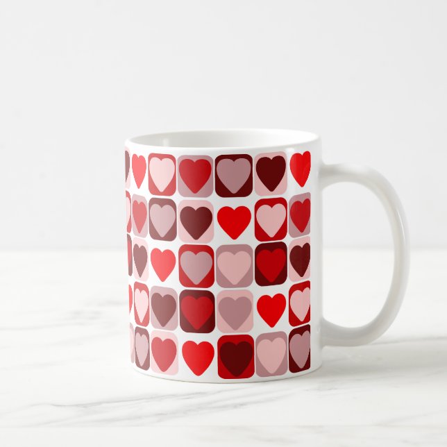 Mug Valentine Patchwork (Droite)