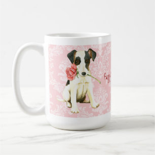 Mug Valentine Rose Smooth Fox Terrier