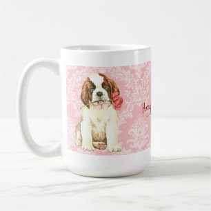 Mug Valentine Rose St. Bernard