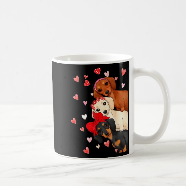 Mug Valentine’s Day Dog Cute Dachshund Dogs For Dog Mo (Droite)