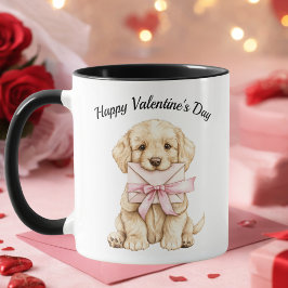 Mug Valentine’s Day Puppy Mug-Cute Dog Valentine Gift