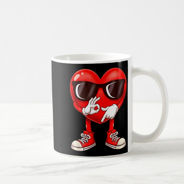 Mug Valentine Six Seven 6 7 Meme Funny Heart Gen Z Alp (Droite)