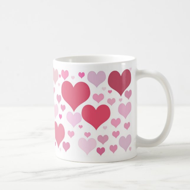 Mug Valentines Coeurs Galore (Droite)