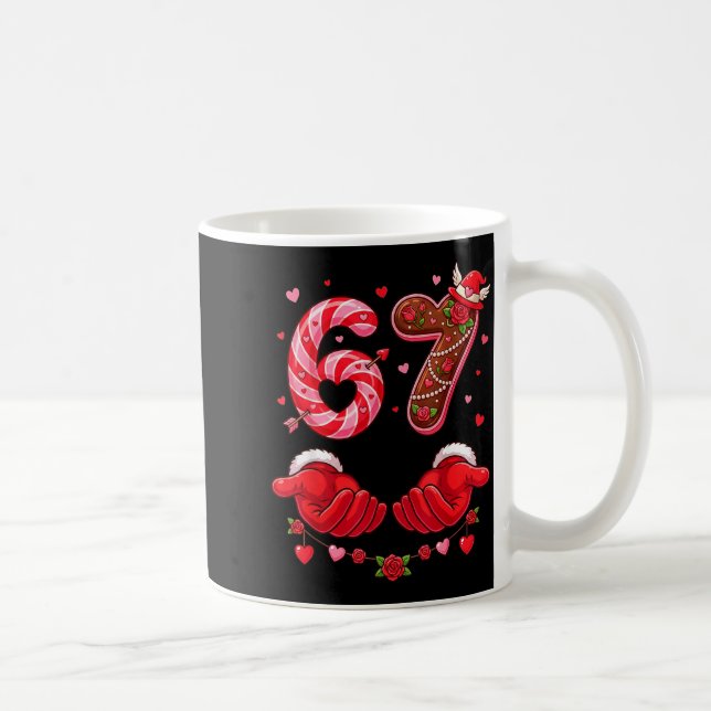 Mug Valentine's Day 67 Hilarious Six Seven Love Meme F (Droite)