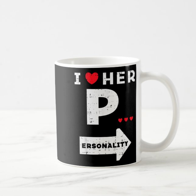 Mug Valentines Day I Love Her Ity Matching Couple Men  (Droite)