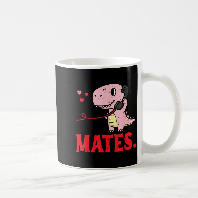 Mug Valentines Day Matching Soulmates Mates Dino Coupl (Droite)