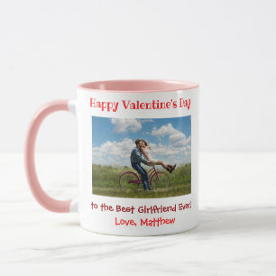 Mug Valentines Day Meilleure amie mignonne Couple Phot