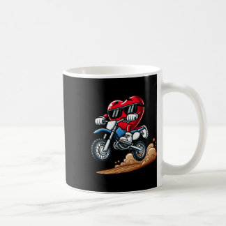 Mug Valentine's Day Red Heart Dirt Bike Toddler Boys F