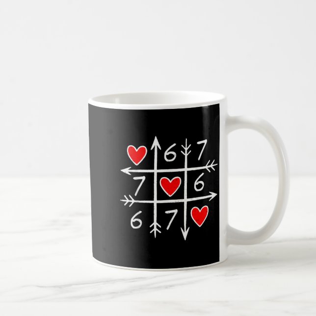 Mug Valentines Day Six Seven 67 Meme 6 7 Heart Boys Gi (Droite)