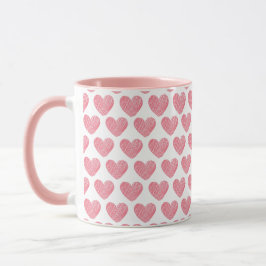 Mug Valentines jour coeurs roses Cadeau