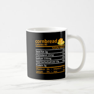 Mug Valeur nutritionnelle du pain de maïs Costume de T
