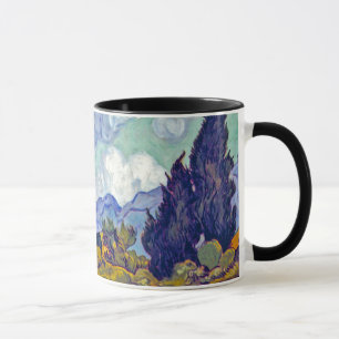 Mug Van Gogh - Champ de blé avec cyprès