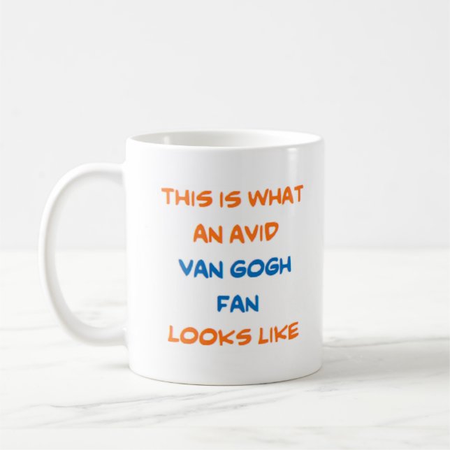 Mug van gogh fan, David (Gauche)
