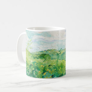 Mug Van Gogh Green Blé Fields Auvers. Impressionnisme