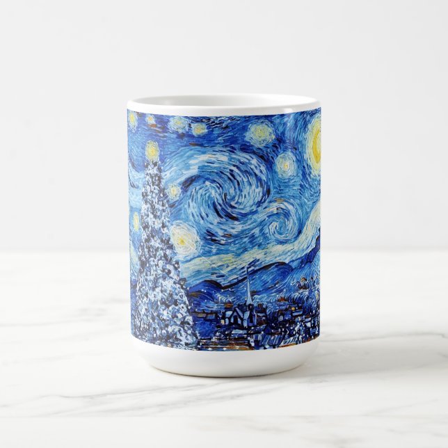 Mug Van Gogh - La Nuit étoilée - Blancs Noël (Centre)