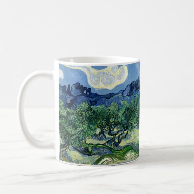 Mug Van Gogh La peinture paysagère des oliviers (Gauche)