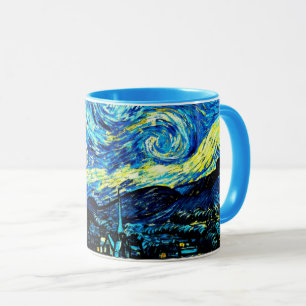 Mug Van Gogh - Nuit étoilée, peinture célèbre,