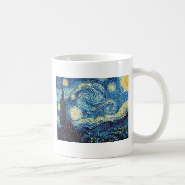 Mug Van Gogh Starry Classic Nuit Impressionnisme Art (Droite)