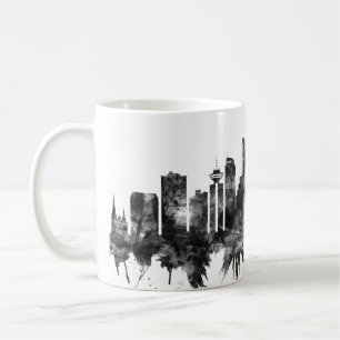 Mug Vancouver Canada Skyline BW
