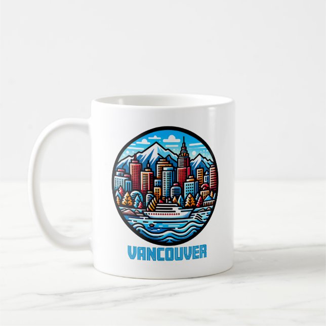 Mug Vancouver Colombie-Britannique Canada (Gauche)