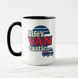 Mug VANtastic Red Cream Blue Edition