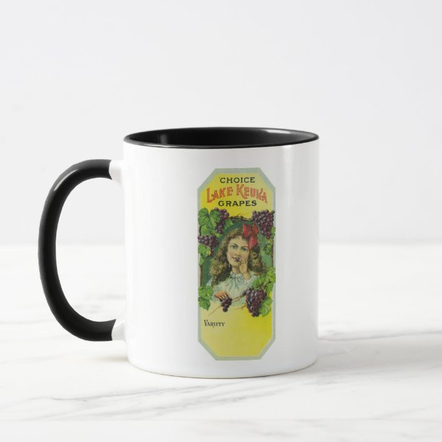 Mug Variety Choice Lake Keuka Graphe Étiquette (Gauche)